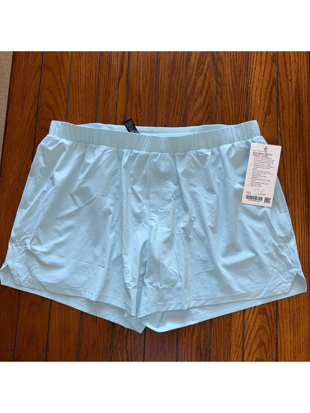 Lululemon Men’s Size XXL Mile Maker Ripstop Short 6” Lined Foam Cloud NWT